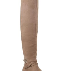 Best Pirce 🧨 XOXO Thames 👩 Womens Faux-Suede Tall Over-The-Knee 🥾 Boots 😉