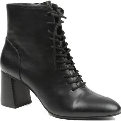 Outlet 💯 XOXO Kieran 👩 Womens Faux Leather Block Heel Booties 🎉