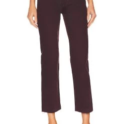 Best reviews of ⭐ Re/Done Originals 70'S Ultra High Rise Stove Pipe 👖 Jeans in Washed Plum - 👩 women 🛒