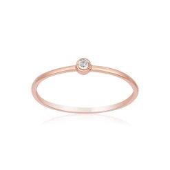 Discount 😀 Ariana Rabbani Single Diamond Gold Ring - 👩 women 🔥