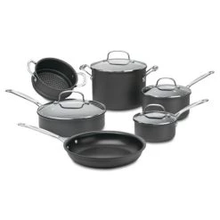 Coupon 🎉 Cuisinart Chef'S Classic Non-Stick Hard Anodized Cookware 10 Piece Set 🔔