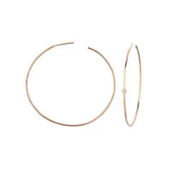 Coupon ๐ Ariana Rabbani Single Diamond Hoop Earrings - ๐ฉ women ๐