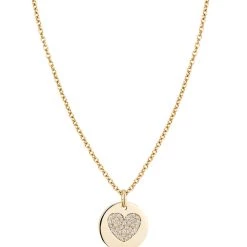 Cheapest 😍 Ariana Rabbani Diamond Disc Heart Necklace - 👩 women ⌛