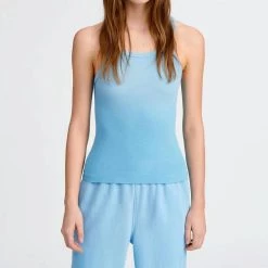 Flash Sale ๐ฅฐ Re/Done Ribbed Tank in Faded Sky - ๐ฉ women โญ