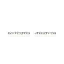 Hot Sale ๐ Ariana Rabbani Bar Earrings (Small) White Gold - ๐ฉ women โจ