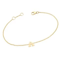 Wholesale โ Ariana Rabbani Gold Initial Bracelet - ๐ฉ women ๐