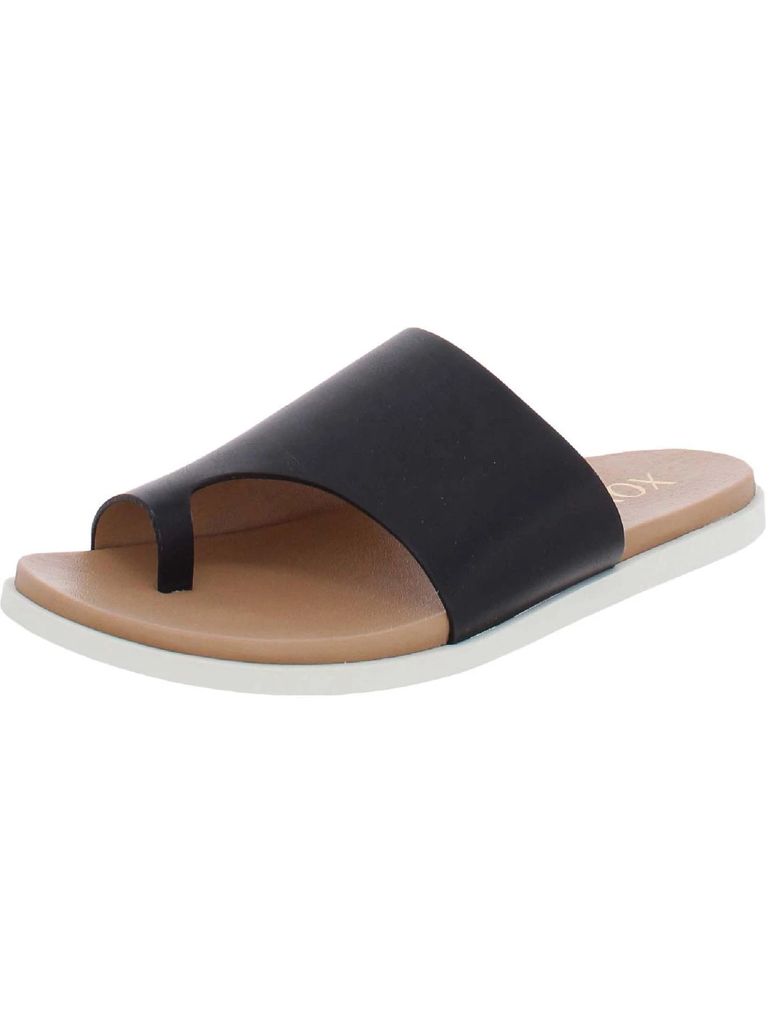 Outlet ๐ XOXO Irina ๐ฉ Womens Faux Leather Slip On Flat ๐ฉด Sandals โ 3 Outlet ๐ XOXO Irina ๐ฉ Womens Faux Leather Slip On Flat ๐ฉด Sandals โ