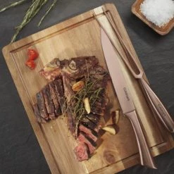 Brand new 🌟 Cuisinart Stainless Steel 3 Piece Carving Set - Rose Gold 🥰