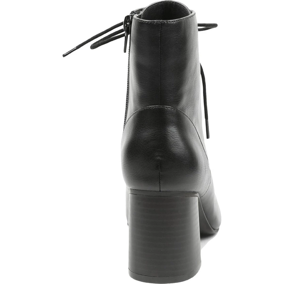 Outlet 💯 XOXO Kieran 👩 Womens Faux Leather Block Heel Booties 🎉 5 Outlet 💯 XOXO Kieran 👩 Womens Faux Leather Block Heel Booties 🎉 - Image 3