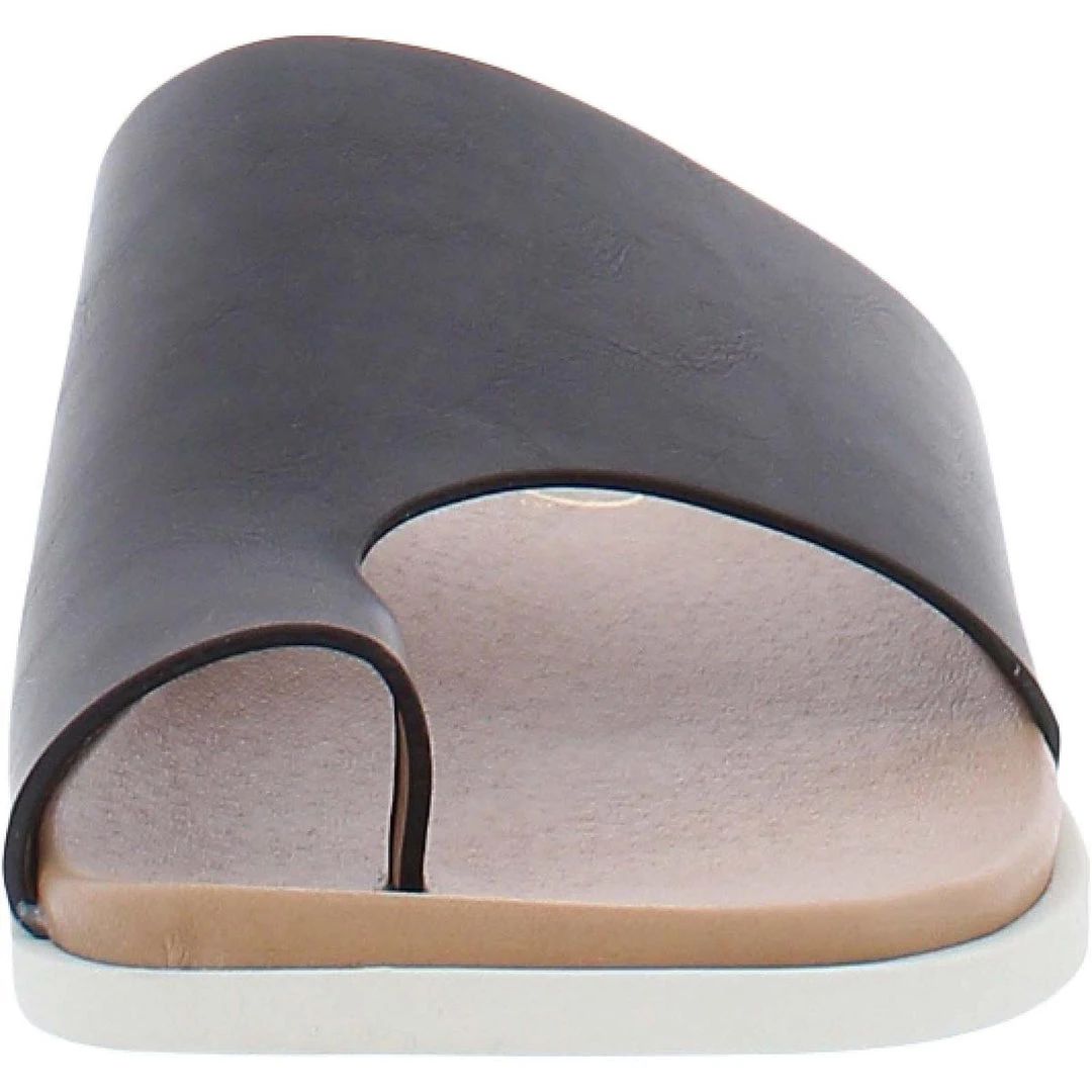 Outlet ๐ XOXO Irina ๐ฉ Womens Faux Leather Slip On Flat ๐ฉด Sandals โ 4 Outlet ๐ XOXO Irina ๐ฉ Womens Faux Leather Slip On Flat ๐ฉด Sandals โ - Image 2