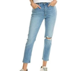 Hot Sale ✨ RE/DONE 90s Light Azure High-Rise Ankle Crop Jean - 👩 women 🔥