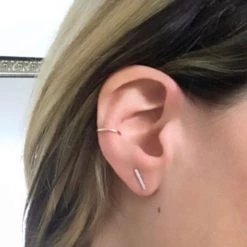 Hot Sale 👍 Ariana Rabbani Bar Earrings (Small) White Gold - 👩 women ✨ -Cuisinart Sales Store a1816c5ad44545e999370fb58ca25788 1080x