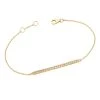 Flash Sale ❤️ Ariana Rabbani Diamond Bar Bracelet (Long) Yellow Gold - 👩 women 🧨