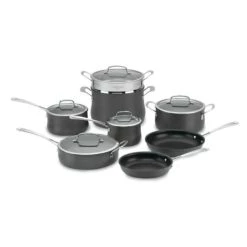 Brand new 😀 Cuisinart Contour Hard Anodized Cookware 13 Piece Set ❤️