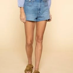 Outlet 🎉 Re/Done 70S Pocket Short in Vintage Fade - 👩 women 👏