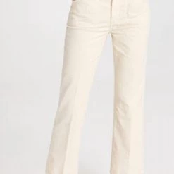 Cuisinart Sales Store 21 Best Pirce ✔️ Re/Done 70S Pocket Loose Flare in Vintage Ivory - 👩 women 😍