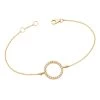 Best Pirce ⭐ Ariana Rabbani Diamond Circle Bracelet Yellow Gold - 👩 women 🎉