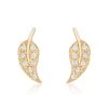 Best reviews of 🤩 Ariana Rabbani Diamond Leaf Earrings Yellow Gold - 👩 women 👏