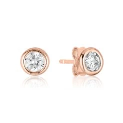 Best deal ๐งจ Ariana Rabbani Rose Gold Diamond Stud Earrings - ๐ฉ women ๐