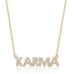 Best deal 😍 Ariana Rabbani Diamond Karma Necklace - 👩 women 🔔
