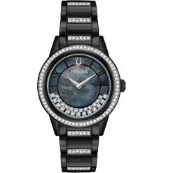 Cheapest 😍 Bulova 👩 Women's TurnStyle Black Dial ⌚ Watch 😀