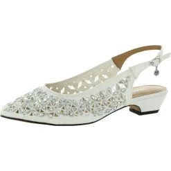 Brand new ๐ J.Renee Hasini ๐ฉ Womens Embellished Evening Slingback ๐ Heels ๐ฅฐ