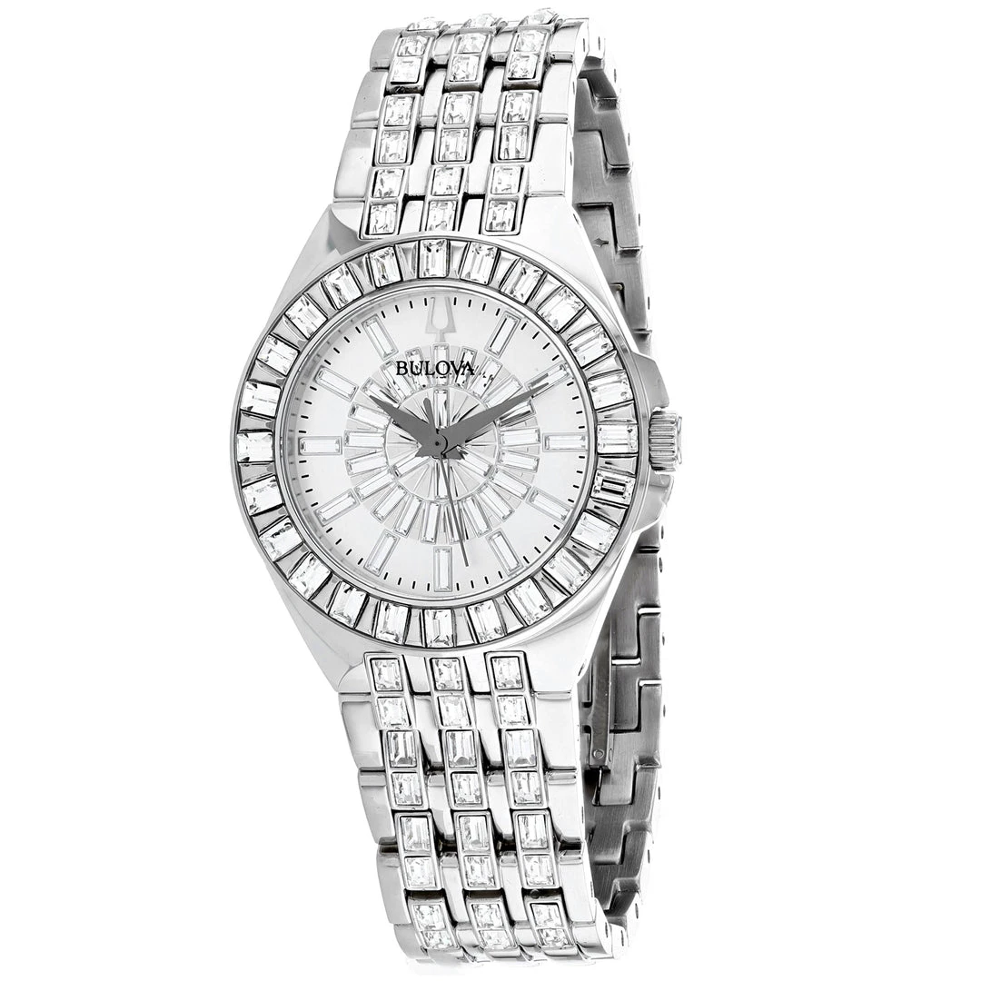 Brand new ๐ Bulova ๐ฉ Women's Silver dial โ Watch ๐ 3 Brand new ๐ Bulova ๐ฉ Women's Silver dial โ Watch ๐